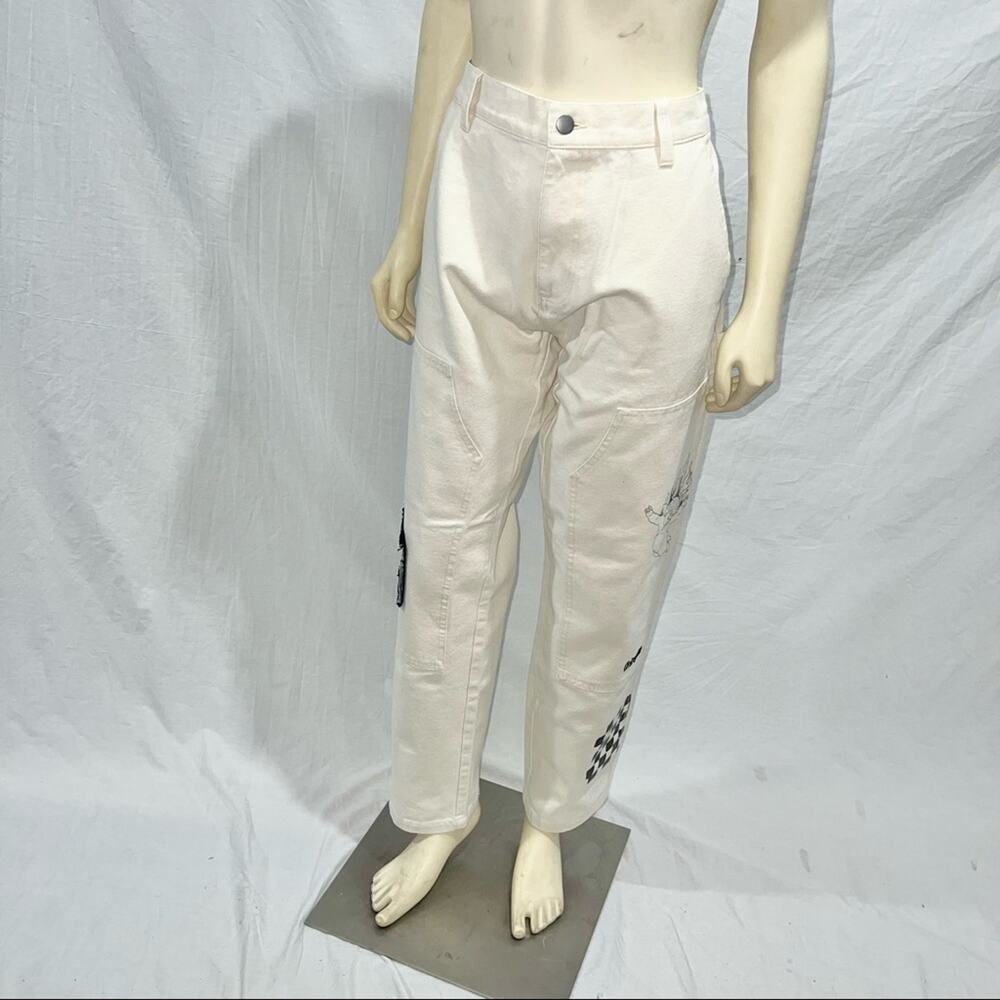 Civil Regime Mens Patchwork Utility Pant